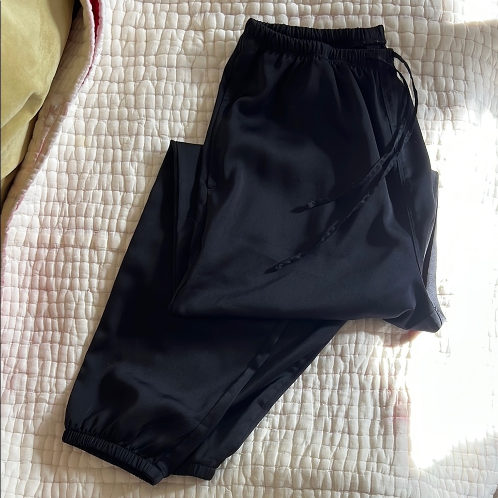 Uniqlo Satin Drawstring Pants